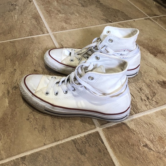 white high top converse womens 7